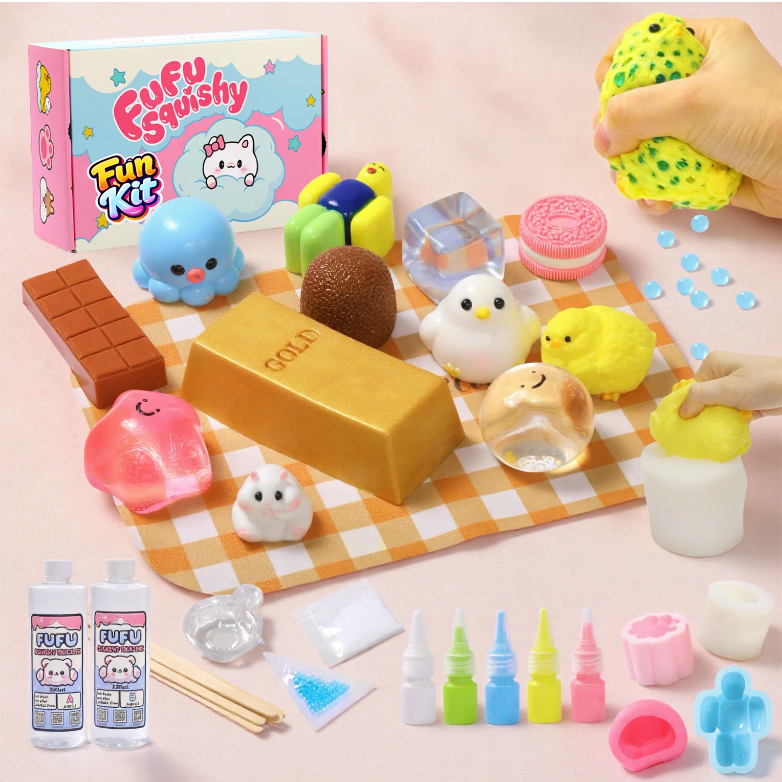 FUFUSQUISHY Fun Squishy Making Kit