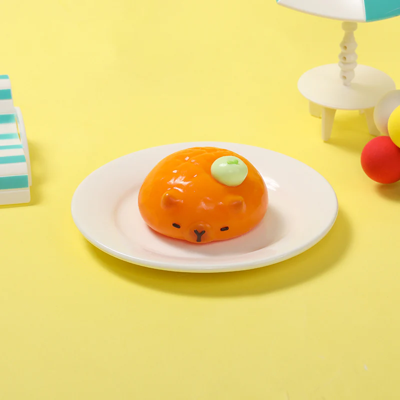 Orange Chubby Capybara Squishy